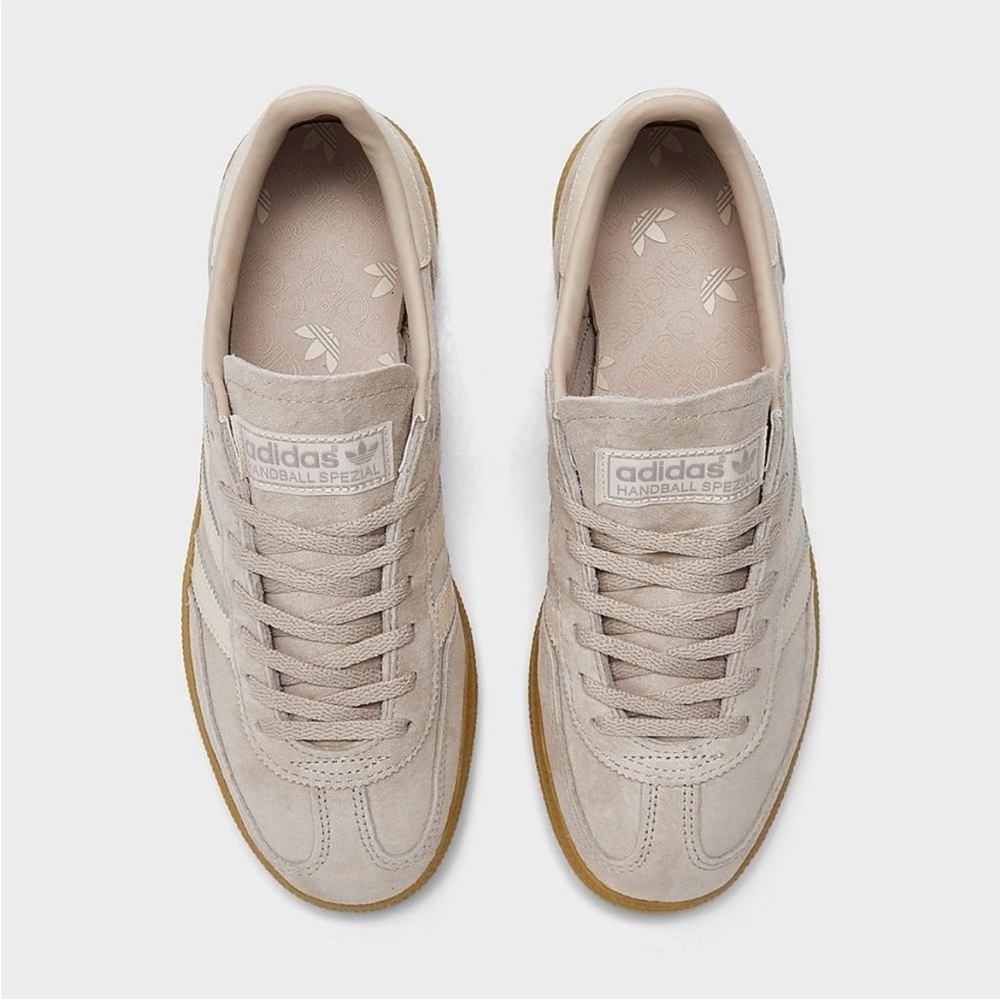 adidas Originals Gazelle Sneakers in Cream and Gum - Picture 6 of 9